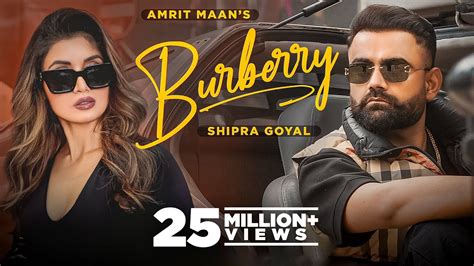 burberry sport punjabi song|amrit maan burberry.